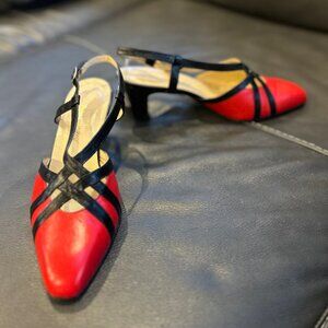 Vintage size 38.5 women’s shoes.  Made in Greece.  Unworn